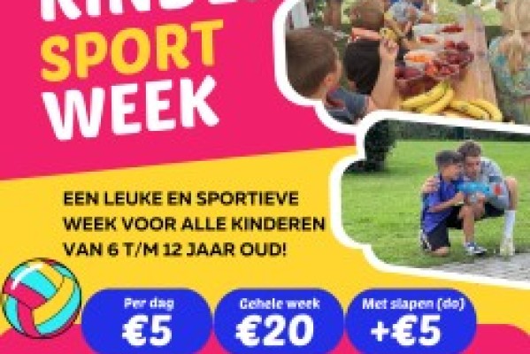 Afbeelding over: Inschrijving Bergse kinder sportweek 2024 geopend!